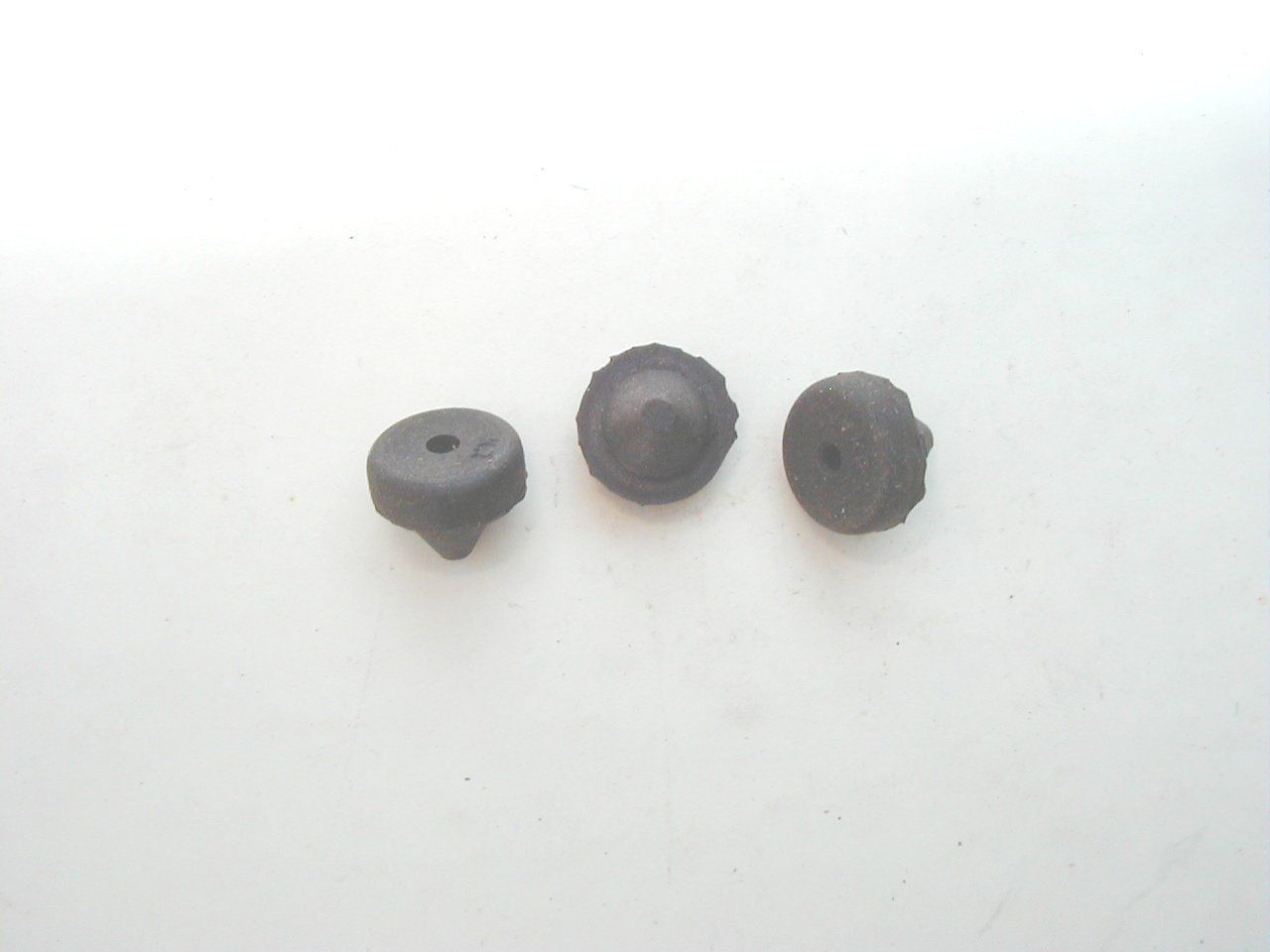 License Plate Rear Bumper Rubber Plug and Screws, 63-65